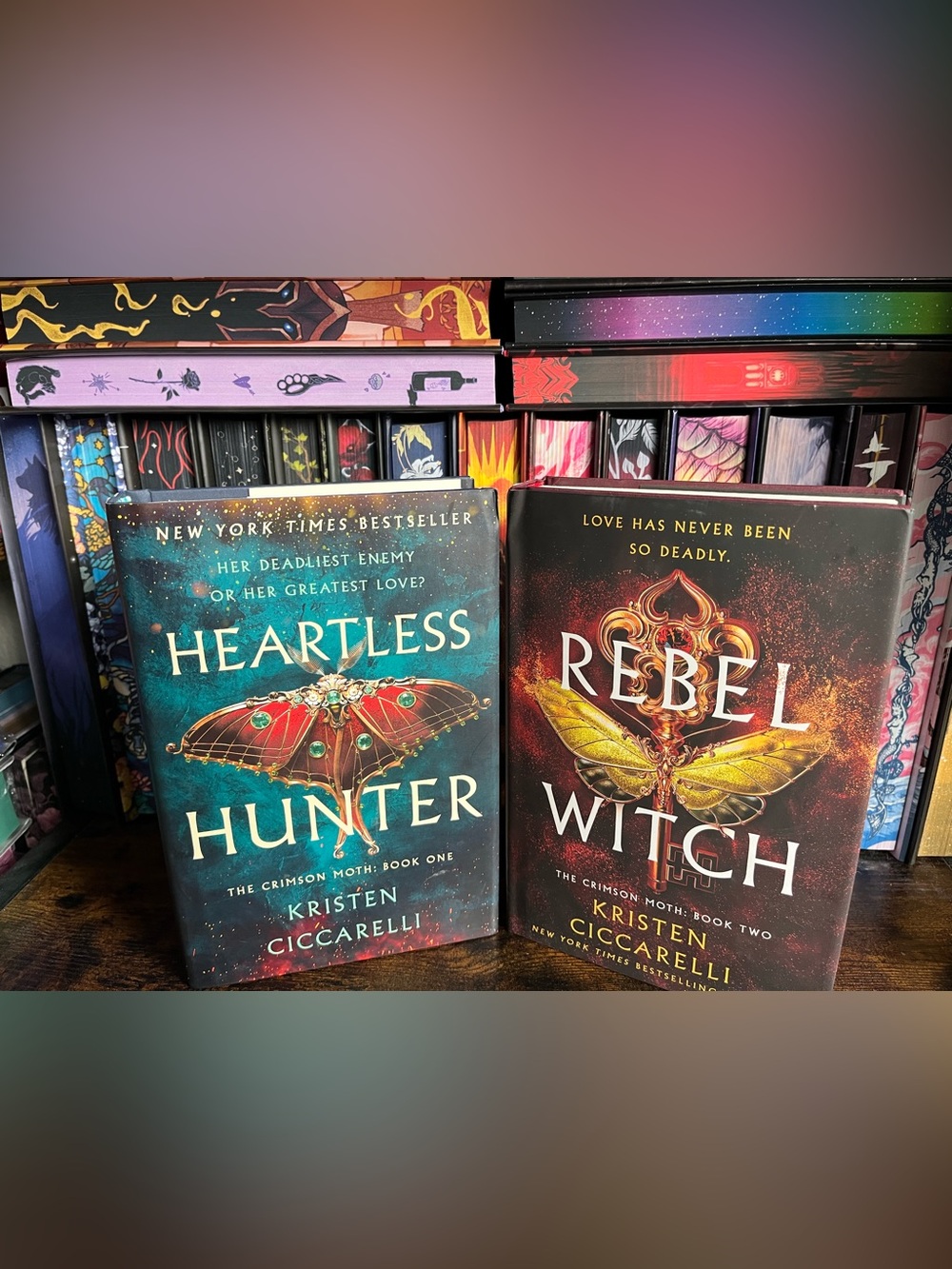 Crimson Moth Series by Kristen Ciccarelli
Heartless Hunter and Rebel Witch